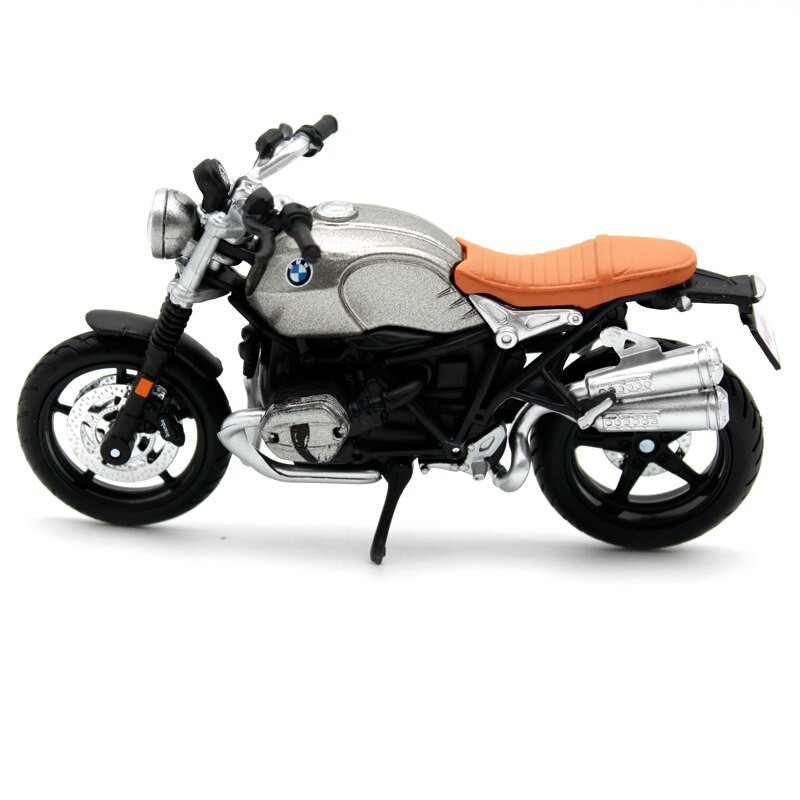 XE MÔ HÌNH - MOTO Siêu xe BMW R Nine T Scrambler - MAISTO tỷ lệ 1:18