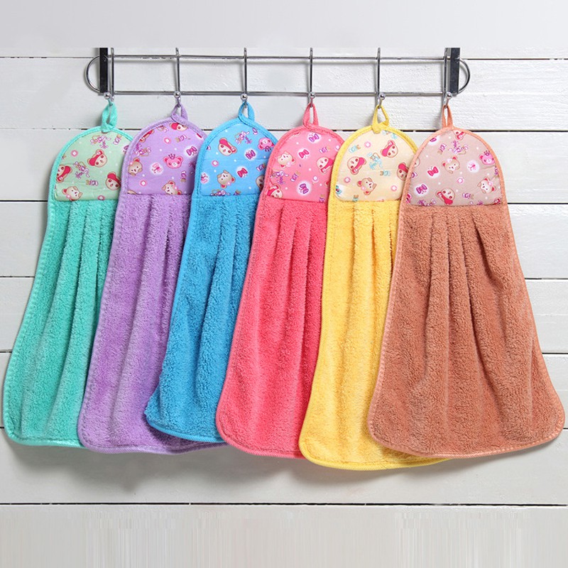 KHĂN LAU TAY NHÀ BẾP ĐẸP COTTON SIÊU THẤM NƯỚC