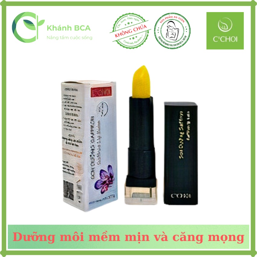 Son dưỡng môi nghệ tây Saffron C’Choi. Giúp dưỡng môi mềm mịn và căng mọng.( BCA)