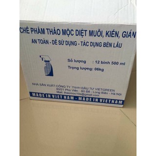 Chế phẩm thảo mộc diệt muỗi, kiến, gián