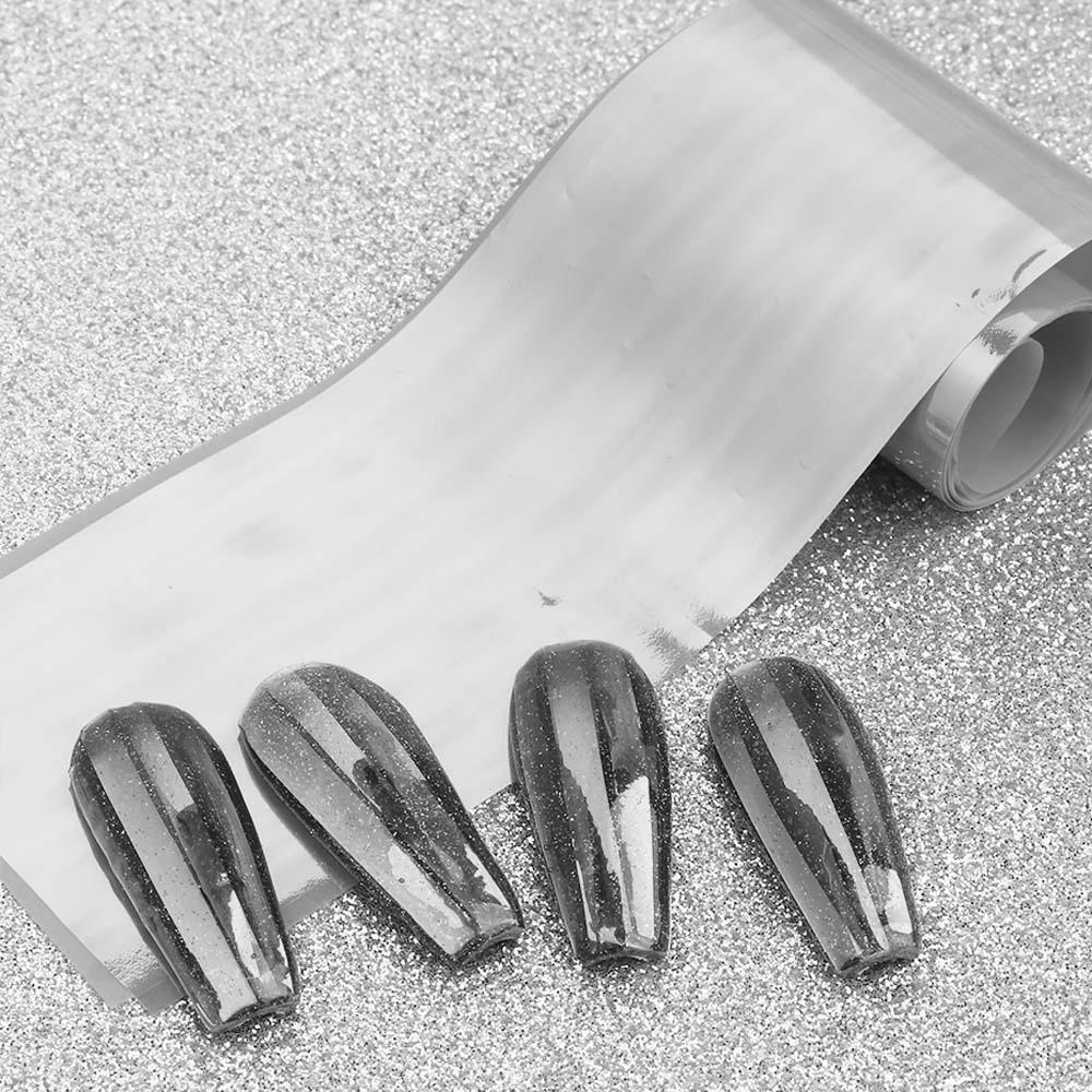 Nhãn Dán Trang Trí Móng Tay Mặt Kính Lấp Lánh