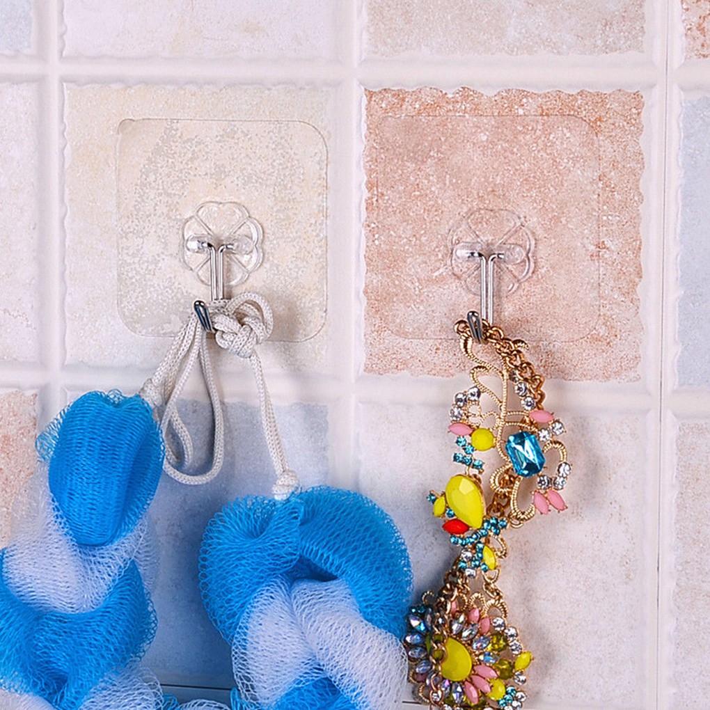 Set 2 móc treo đồ bằng thép không gỉ có giác hút bền dán tường tiện dụng