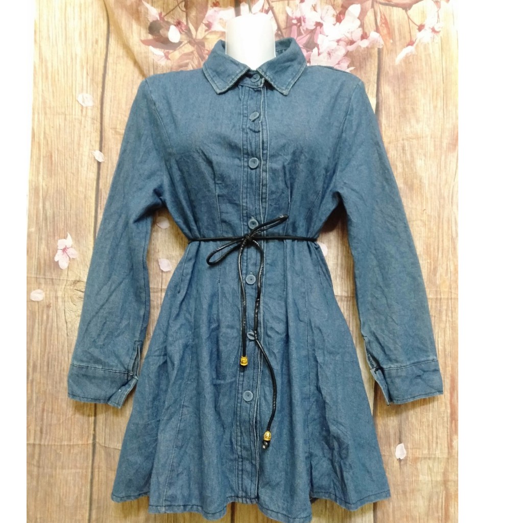 Áo khoác + đầm jean kiểu cao cấp thanh lí giá rẽ