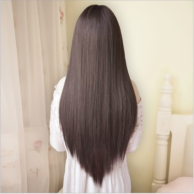 TẶNG LƯỚI Tóc giả nữ cao cấp có da đầu - TG87