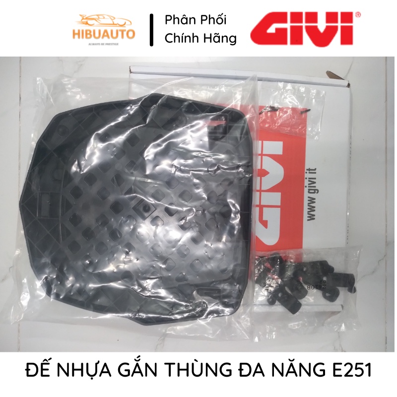 Đế Nhựa GIVI Gắn Thùng Đa Năng E251 - Hàng Chính Hãng