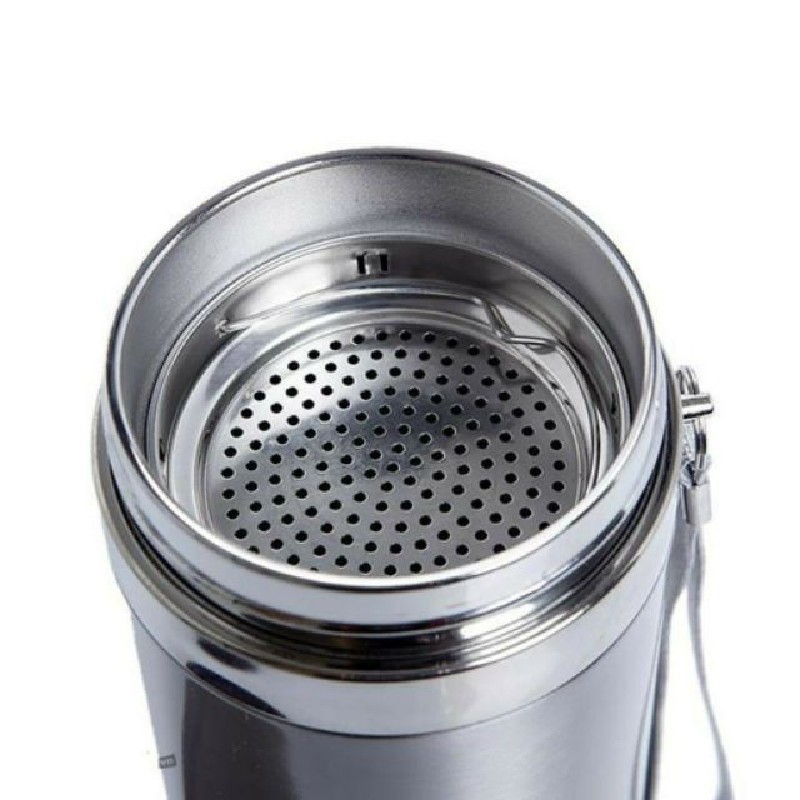 Bình nước giữ nhiệt inox 304 cao cấp 1500ml có lõi lọc trà ,bình giữ nhiệt học sinh,văn phòng có quai sách H-90 1500ml