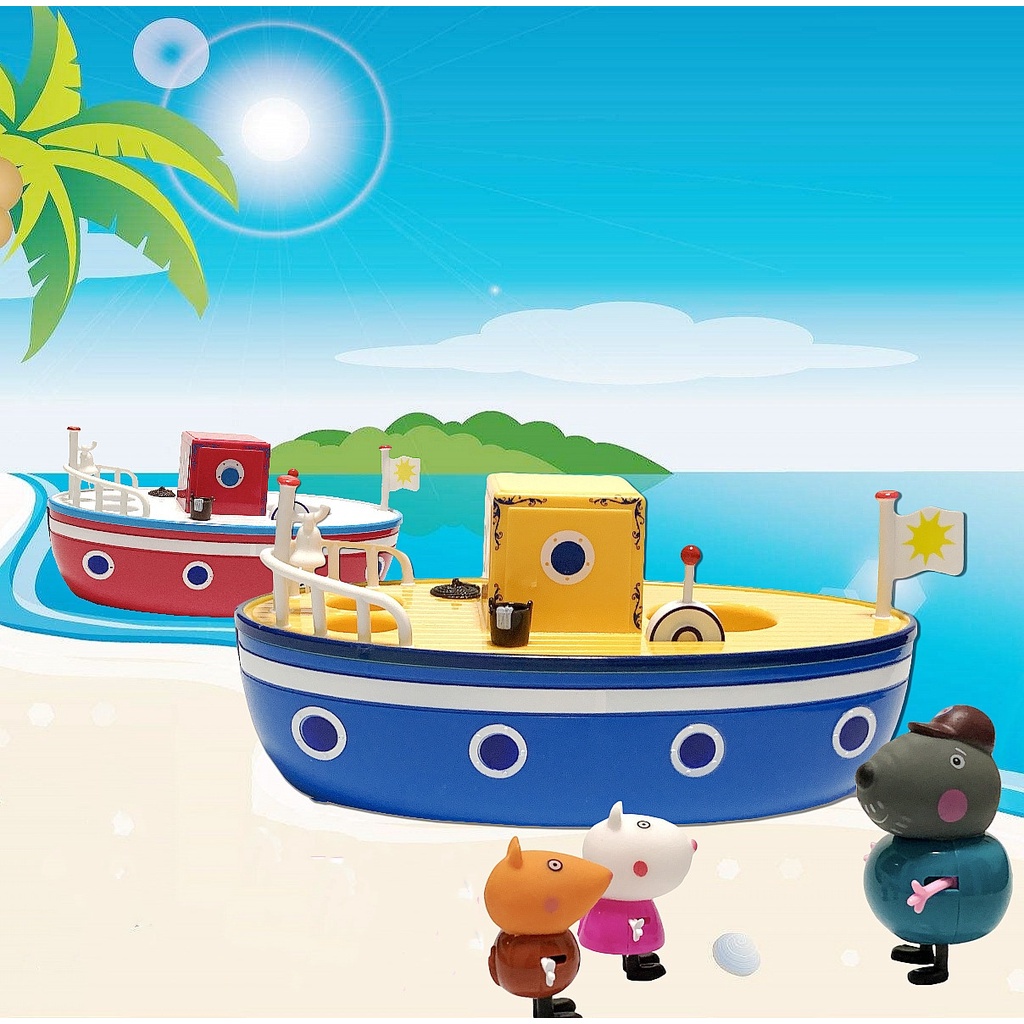 Có Sẵn Miễn Phí Vận Chuyển Đồ Chơi Heo Peppa Xe Buýt Du Lịch Xe Buýt Đồ Chơi Có Nhạc Và Đèn Cho Trẻ Em