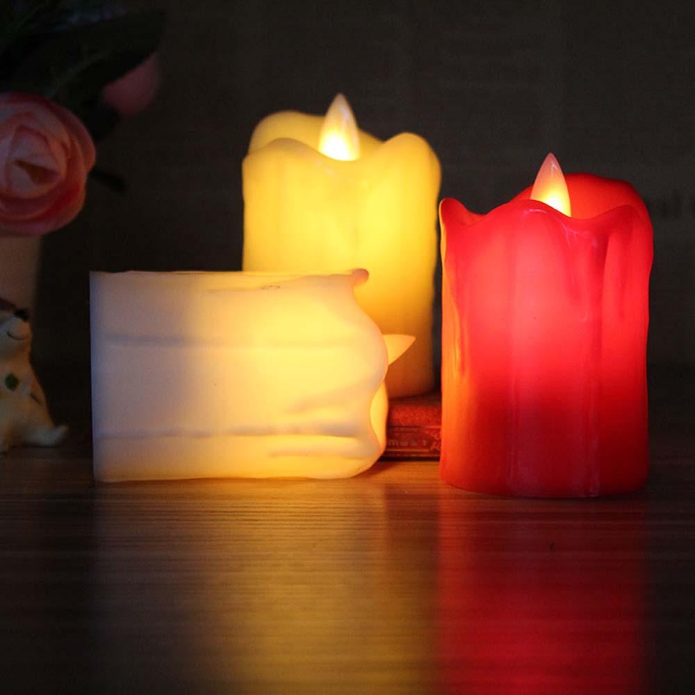 Đèn Led Giả Nến Bằng Nhựa Trang Trí Năm Mới