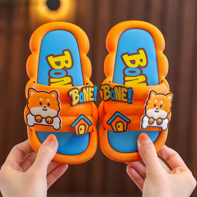 Dép lê cho bé trai bé gái Bọt Biển hình thú, dép quai ngang siêu nhẹ chống trượt Tula Store