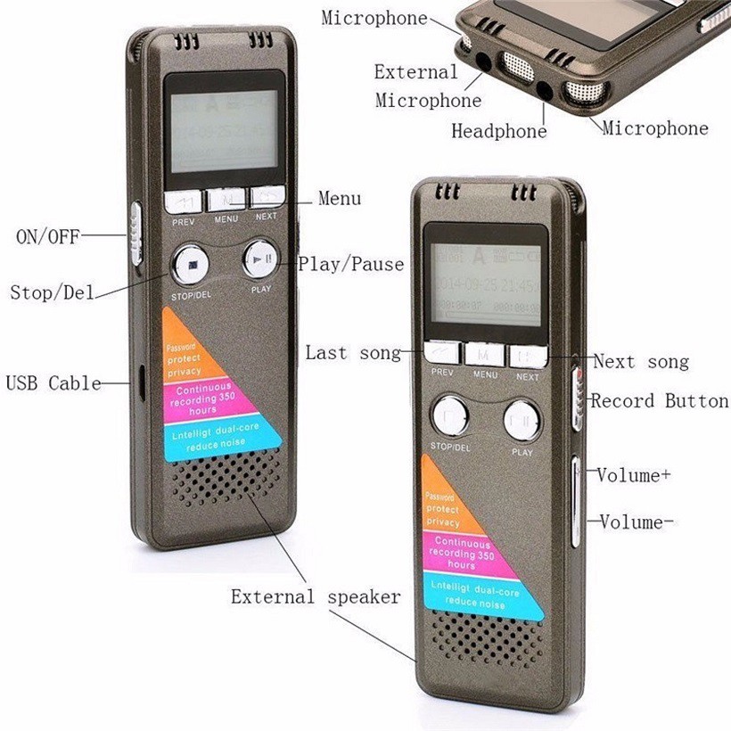 Máy ghi âm cầm tay chuyên nghiệp Voice Recorder A700