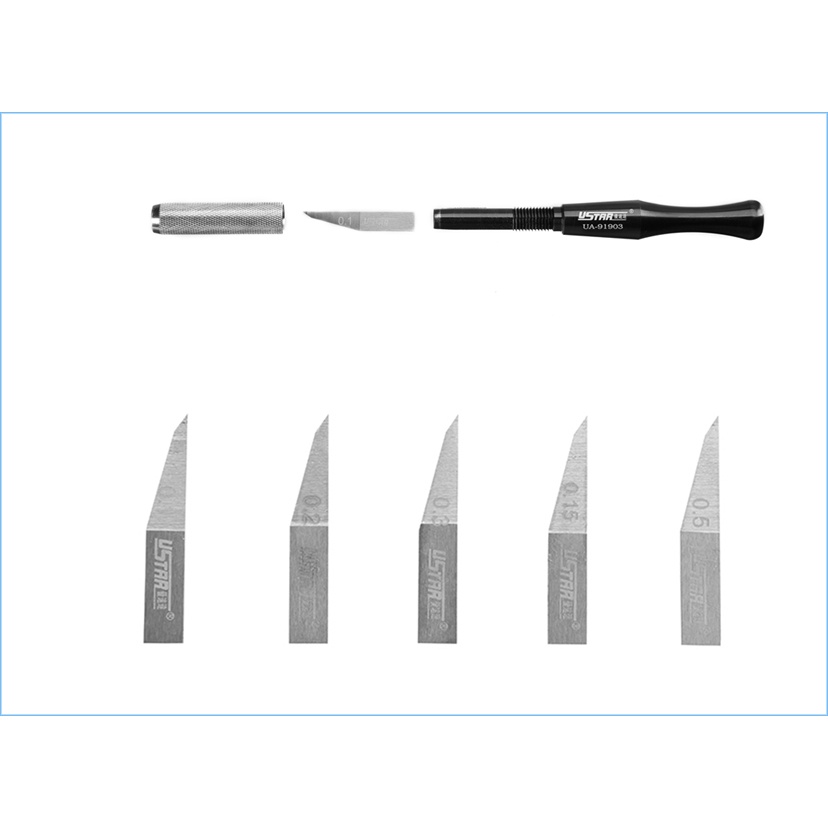 Dụng cụ kẻ tạo line Scriber Chisel Set U-STAR UA91903 Steel Line Engraver ustar