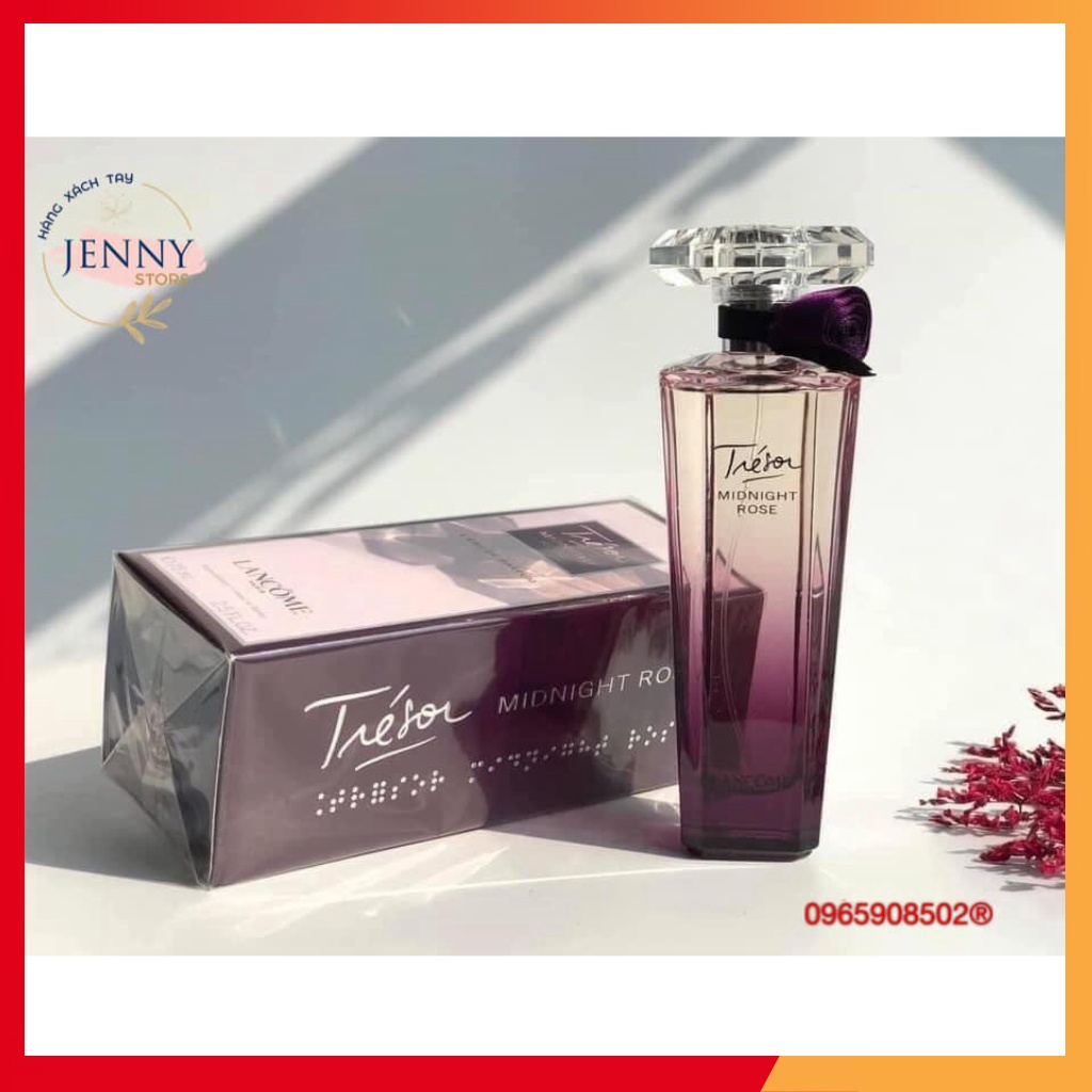 Nước Hoa Tresor Midnight Rose, 75ml thơm lâu, nước hoa Lancome nữ mùi ngọt, Lancome tím