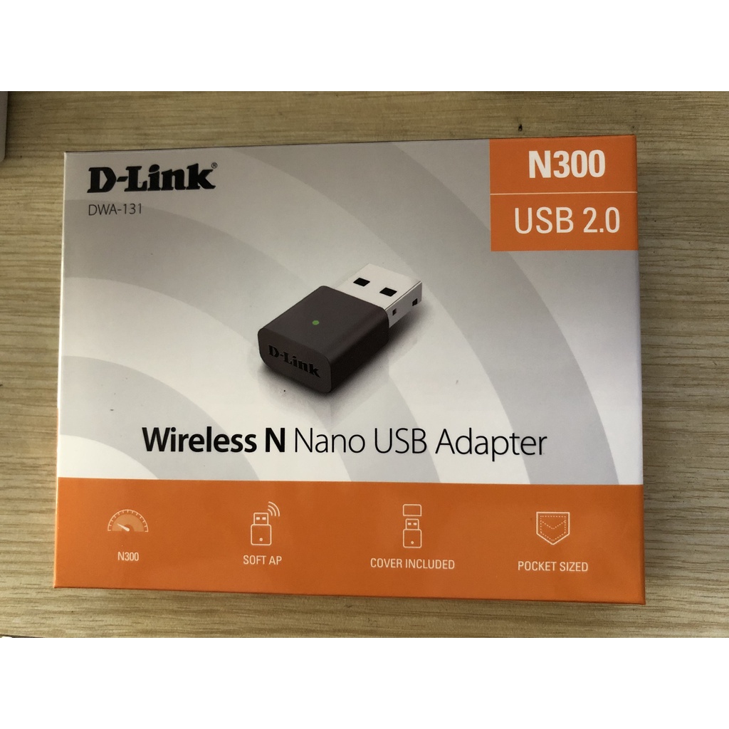 USB Wifi D-Link DWA 131 300 Mbps (Chính hãng, Bảo hành 2 năm)