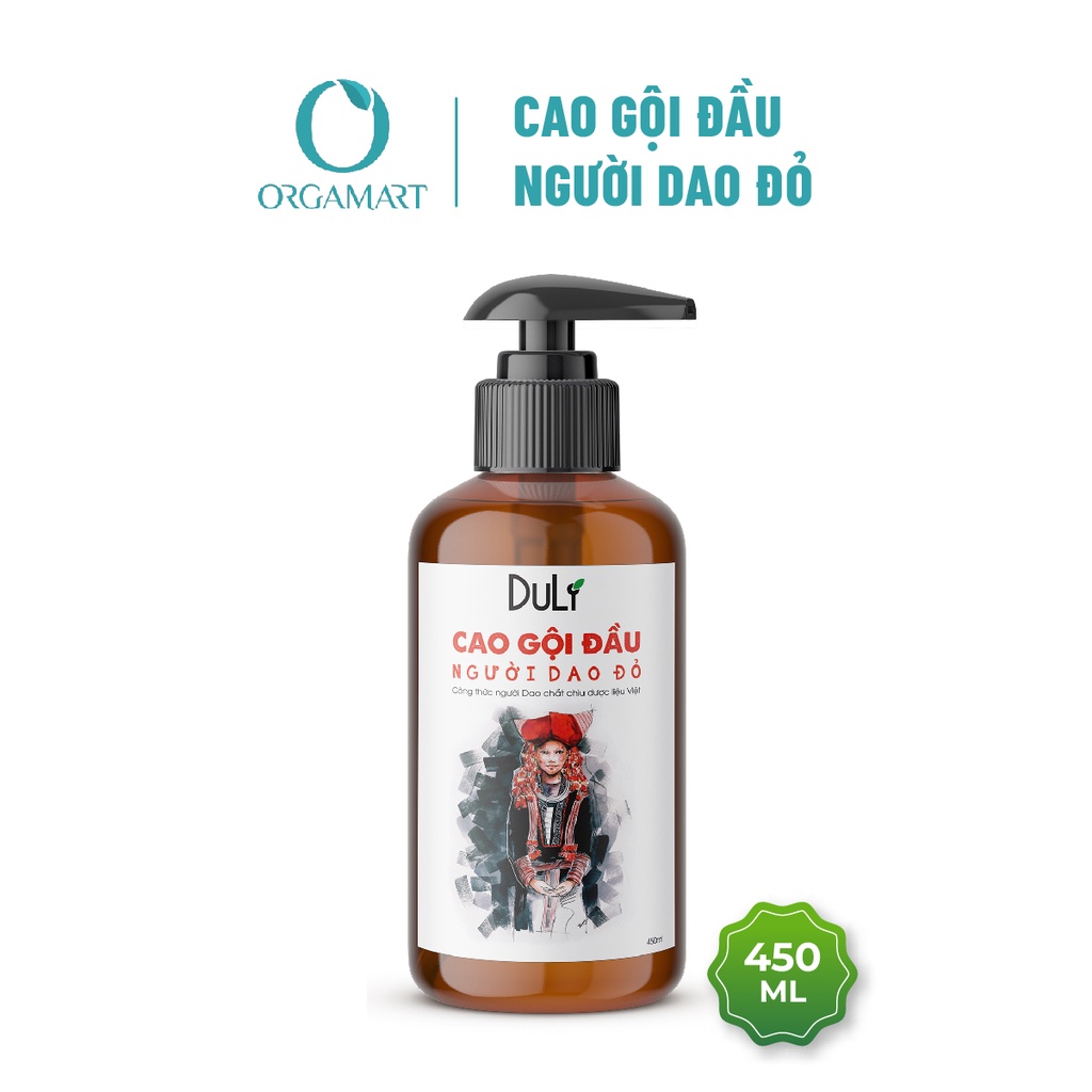 Cao Dầu Gội Thảo Dược Duli Người Dao Đỏ Người Rụng Tóc 450ml
