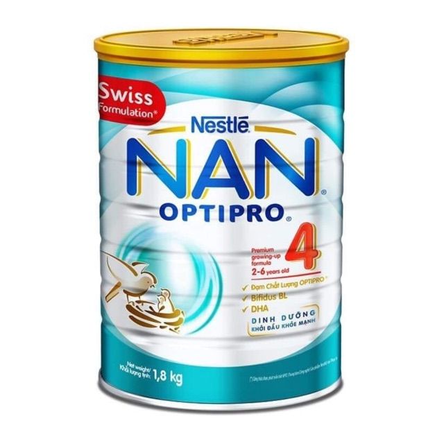 Sữa Bột NAN Optipro 4 1.8kg Dành Cho Trẻ 2_10 tuổi