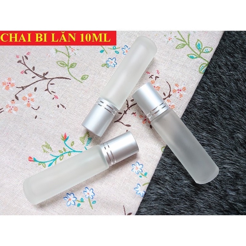 Lọ lăn bi 10ml chiết serum, tinh dầu, nước hoa