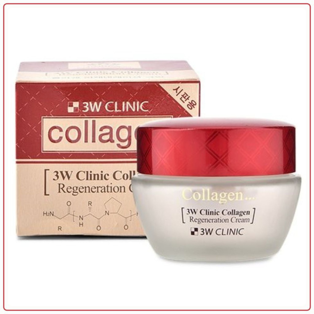 KEM DƯỠNG TRẮNG DA 3W Clinic Collagen Whitening Cream