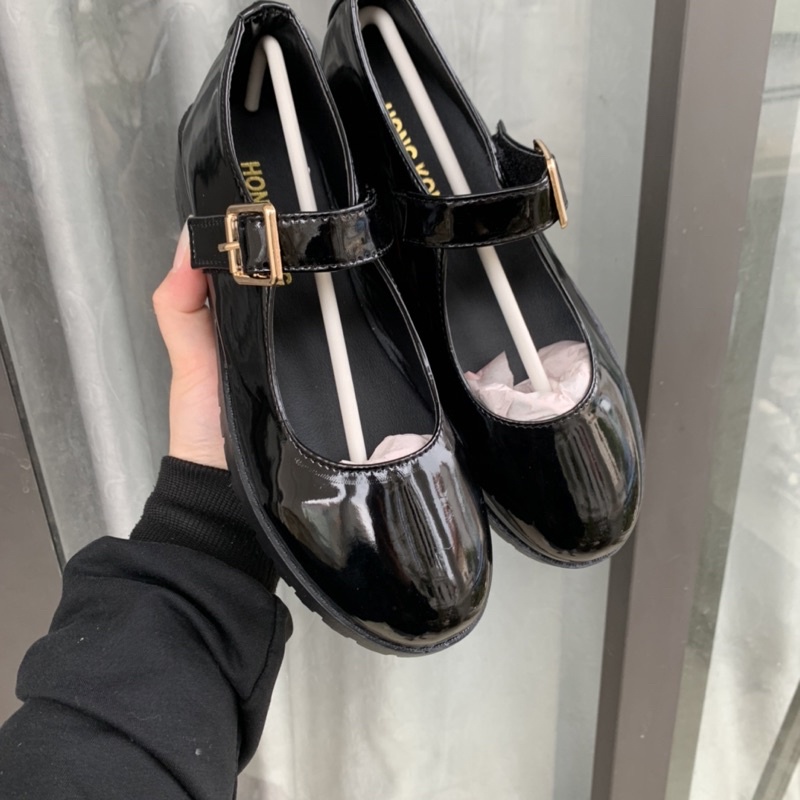 GIÀY DA BÓNG QUAI HẬU SIÊU XINH. MŨI TRÒN