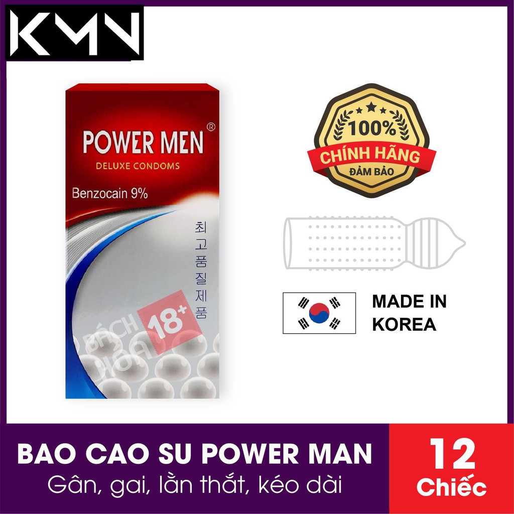 BAO CAO SU POWERMEN Ngọc Trai cực kéo dài 4IN1 (Gân, Gai, Lằn, Kéo dài)