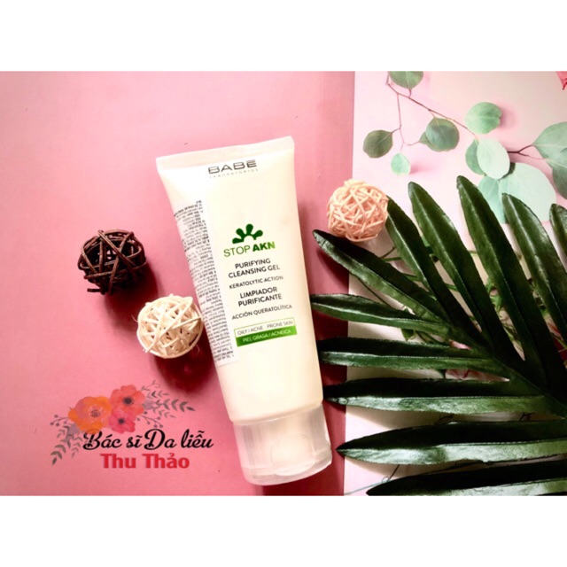 SỮA RỬA MẶT BABE STOP AKN PURIFYING CLEANSING GEL 100ml- 200ml
