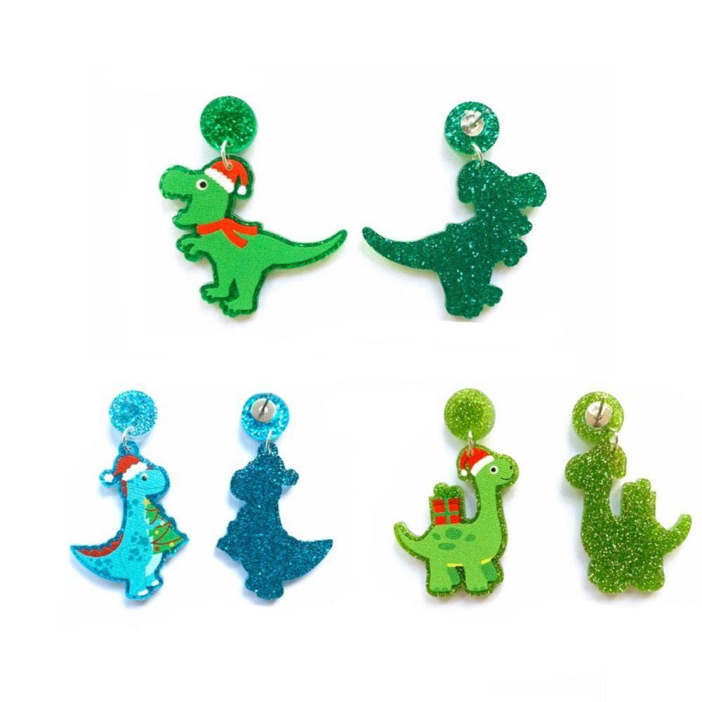 Khuyên Tai Acrylic Hình Khủng Long Dễ Thương Cho Nữ