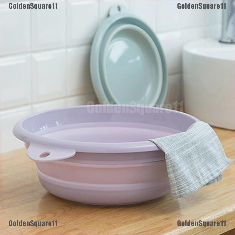 Chậu Rửa Chân Bằng Silicone Có Thể Gấp Gọn Tiện Lợi Dành Cho Cắm Trại