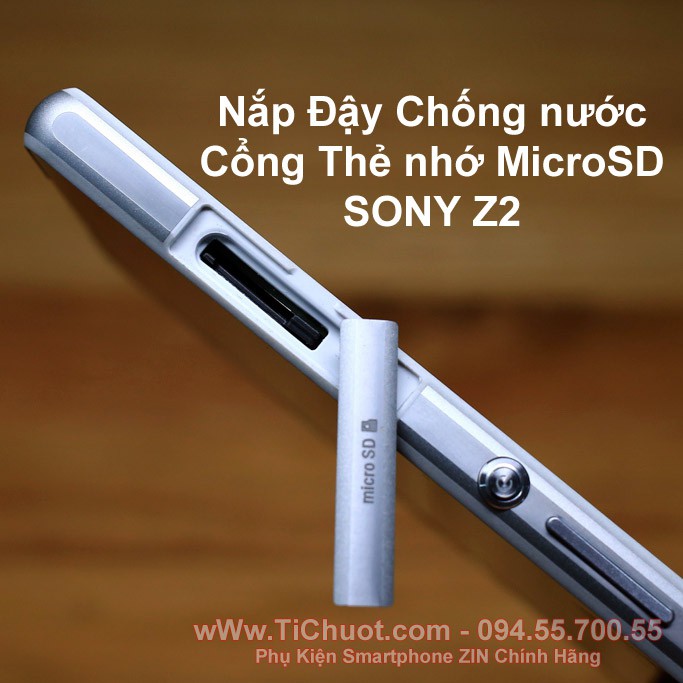 Nắp đậy cổng thẻ nhớ SONY Z2 ZIN chống nước (Ko có Nắp Sạc)