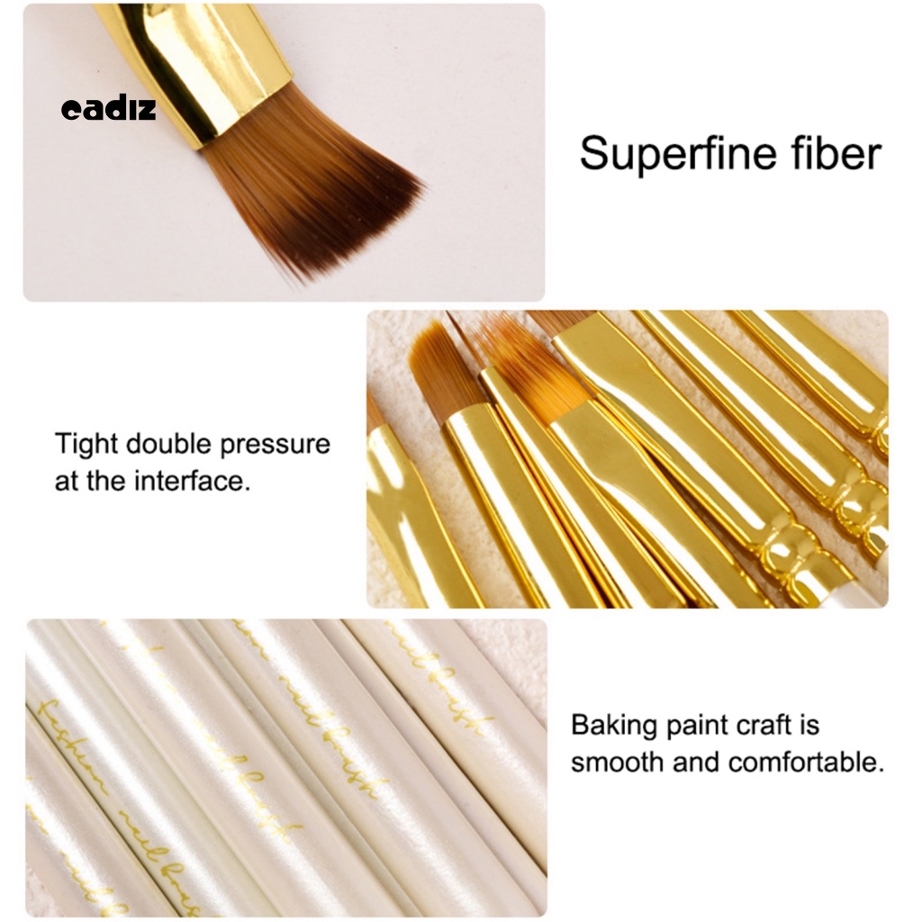 Cọ Vẽ Móng Tay Gel UV 3D Chống Trượt Tiện Dụng