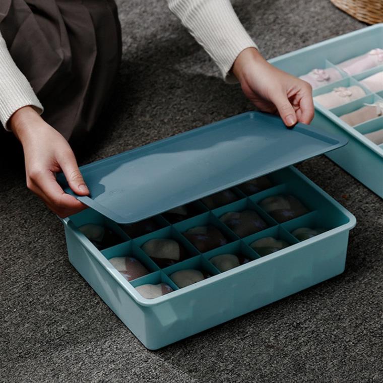 Hộp đựng đồ lót chia ngăn nhỏ gọn có nắp