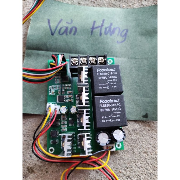 Mạch điều khiển động cơ dc 12v có điều tốc và hiển thị số
