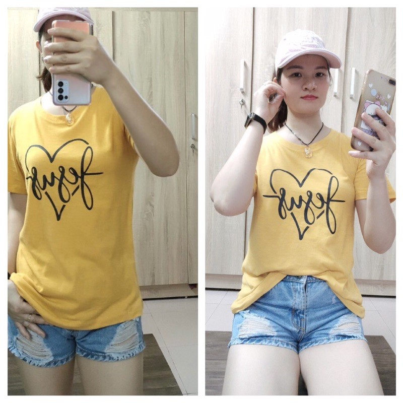 [HOT]-Áo thun nữ chất cotton dệt kim xuất dư xịn( ảnh tự chụp)