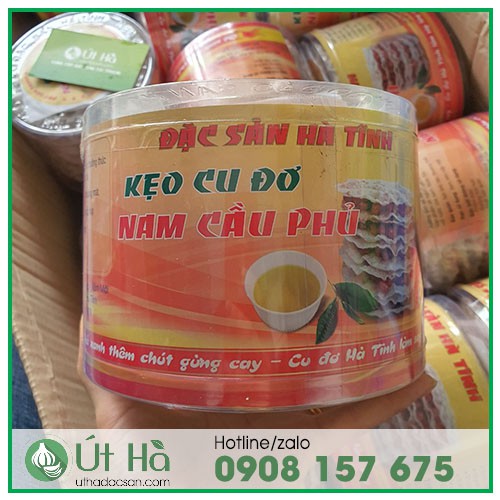 Kẹo Cu Đơ Hà Tĩnh Nam Cầu Phủ Chính Gốc Lâu Đời Loại Dẻo Ngon Đăc Biệt - Út Hà Đặc Sản