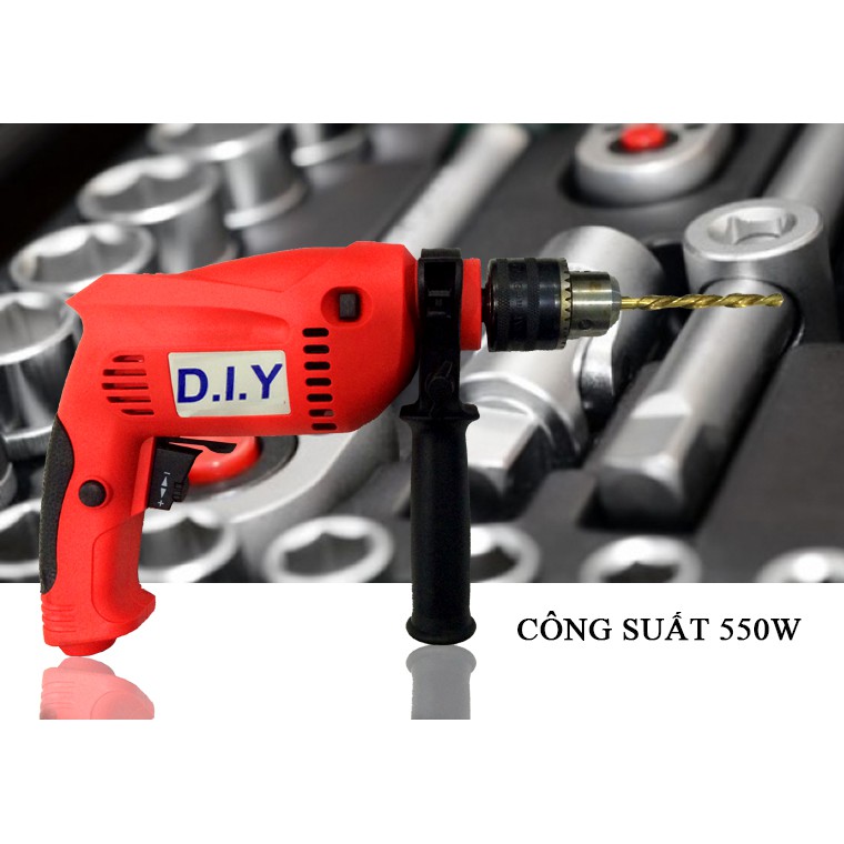 Máy khoan cầm tay đa năng DIY 43 chi tiết