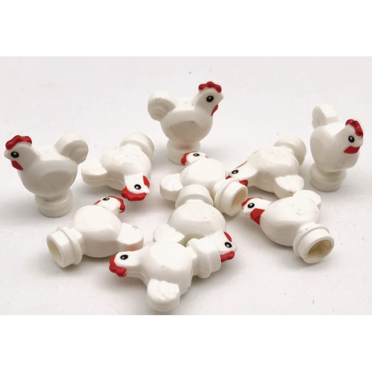 Moc Khối Đồ Chơi Lắp Ráp Hình Động Vật Thỏ / Mèo / Cừu / Gà / Heo / Cá / Cá Tự Làm Cho Bé