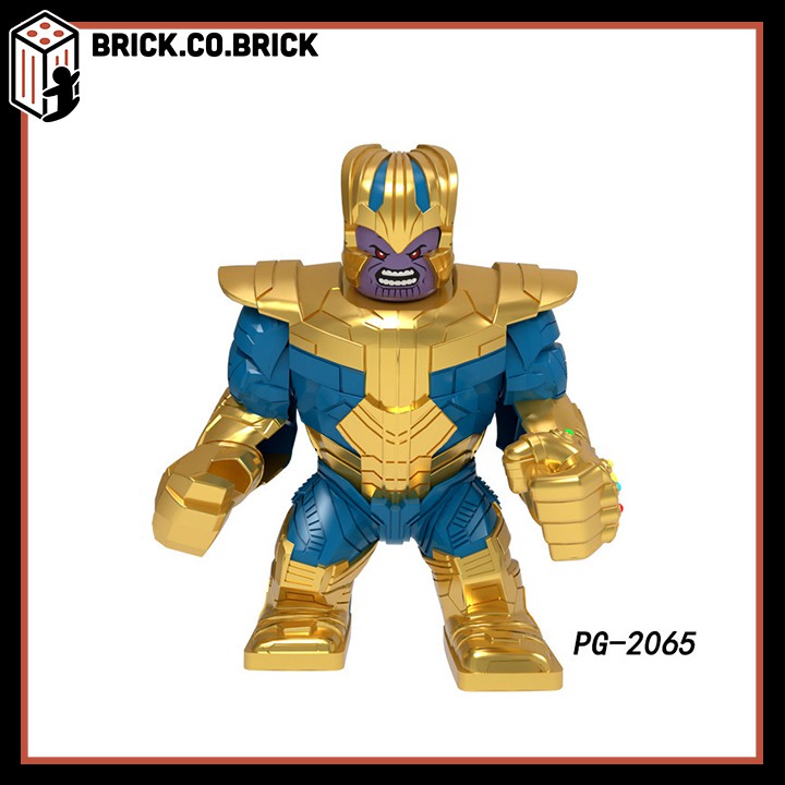 Lego Siêu Anh Hùng Mô Hình Bigfig Loại Lớn Super Hero Thanos Iron Man Venom Hulkbuster PG8242