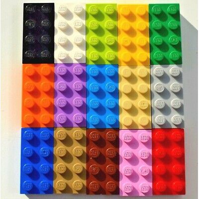 Gạch lắp ghép chính hãng Khối cơ bản 2 x 4  / Part 3001: Brick 2 x 4