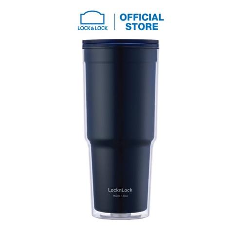 Ly nhựa 2 lớp Lock&Lock double wall cold cup 900ML HAP502