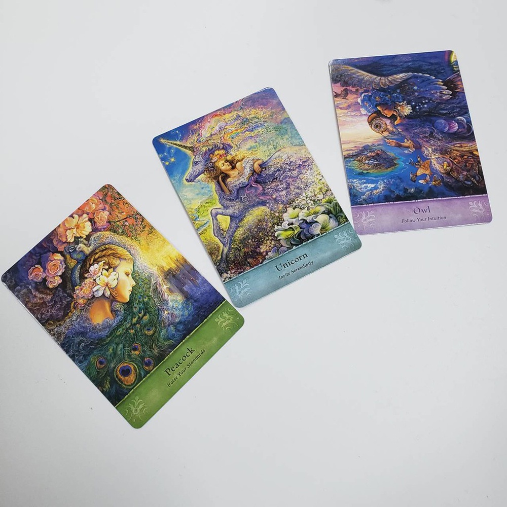 [Size Gốc] Bộ Bài Oracle Mystical Wisdom 46 Lá Bài Tặng Đá Thanh Tẩy S52