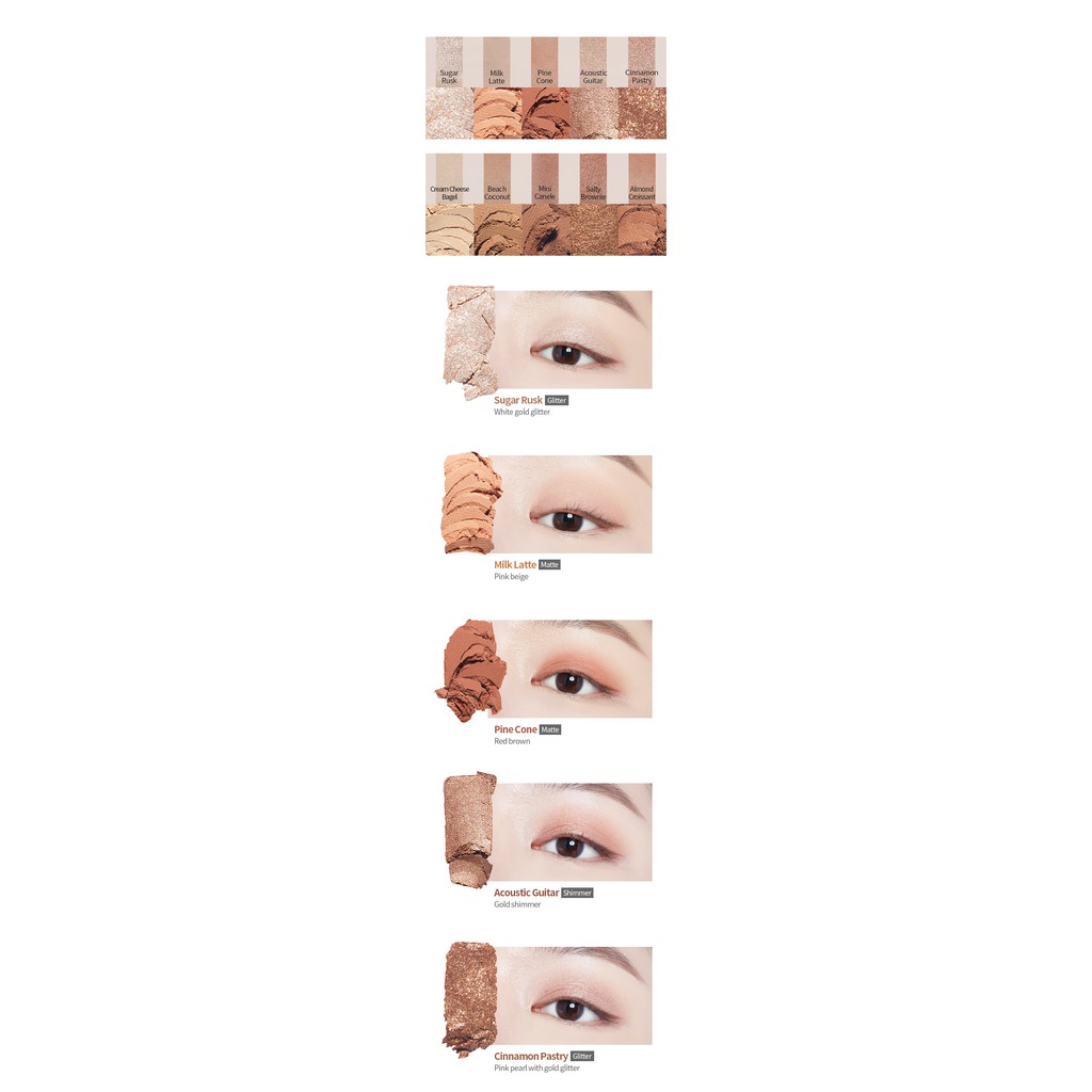 [CHÍNH HÃNG - CÓ BILL] BẢNG MẮT ETUDE HOUSE PLAY COLOR EYES BAKEHOUSE