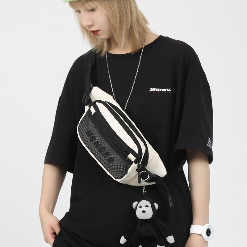 Túi Đeo Chéo Nylon Chống Thấm Nước Thời Trang Hàn Quốc Dành Cho Nam