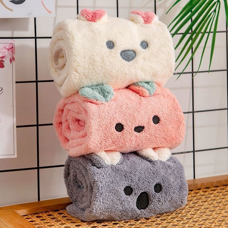 Khăn Tắm Cotton Dày Dặn Siêu Lớn Thấm Hút Tốt Kiểu Hàn Quốc Dễ Thương Cho Nam Và Nữ