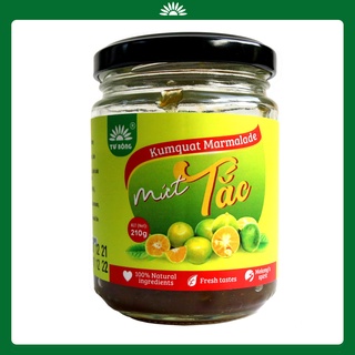 Tắc đường phèn mật ong - Hũ thủy tinh 225g- Thức uống giúp bảo vệ cổ họng và tăng sức đề kháng