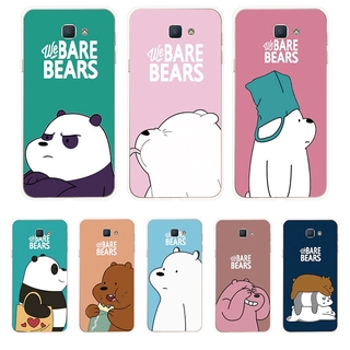 Ốp điện thoại silicon TPU mềm in hình 3 chú gấu 2 cho Samsung Galaxy J2 J5 J7 Prime
