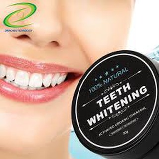 Bột trắng răng với than hoạt tính teeth whitening