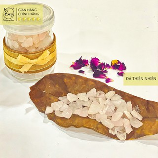 100g Vụn Đá Thạch Anh Hồng (Rose Quartz)