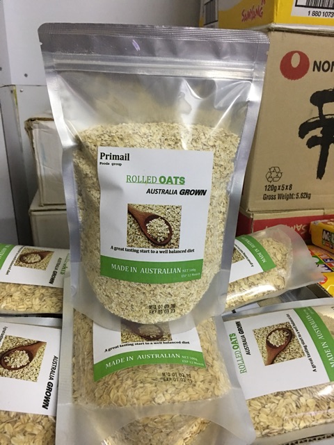 Combo 2kg Yến mạch nguyên cán Úc date mới