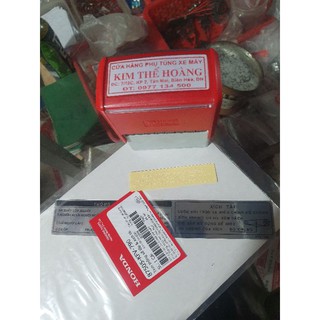 Tem thông số bứng & Gắp Super Dream (Giá bộ 2 chi tiết) ... CHÍNH HÃNG HONDA