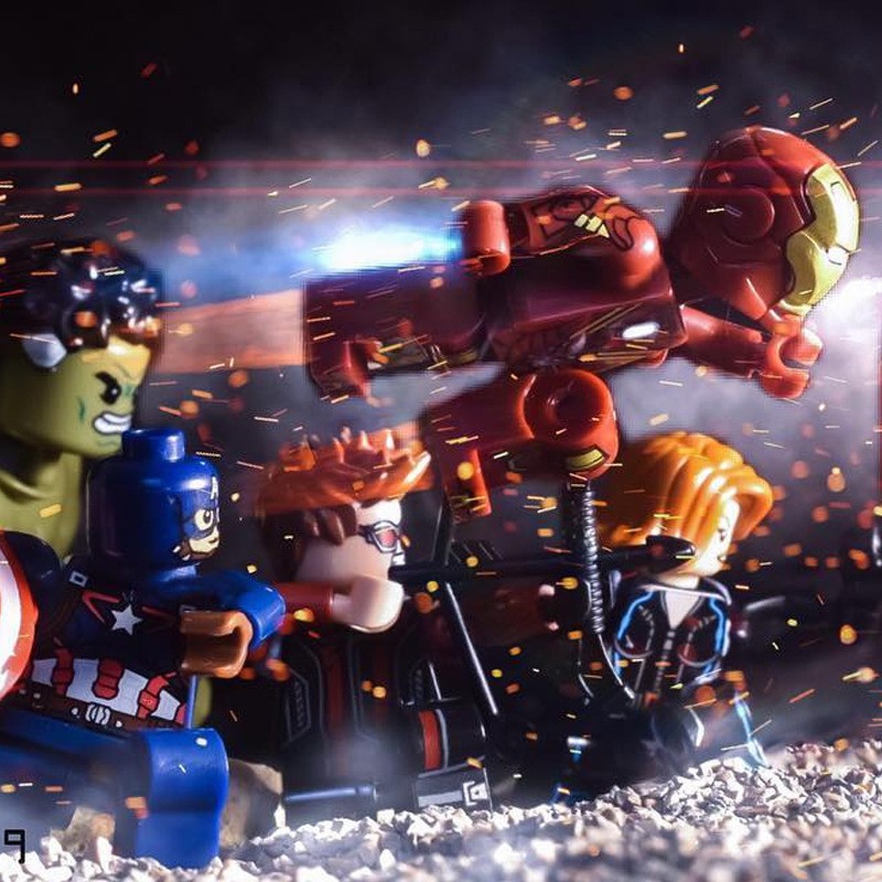 Đồ chơi lắp ghép lego HDY nhân vật siêu anh hùng Avenger làm quà sinh nhật cho trẻ em