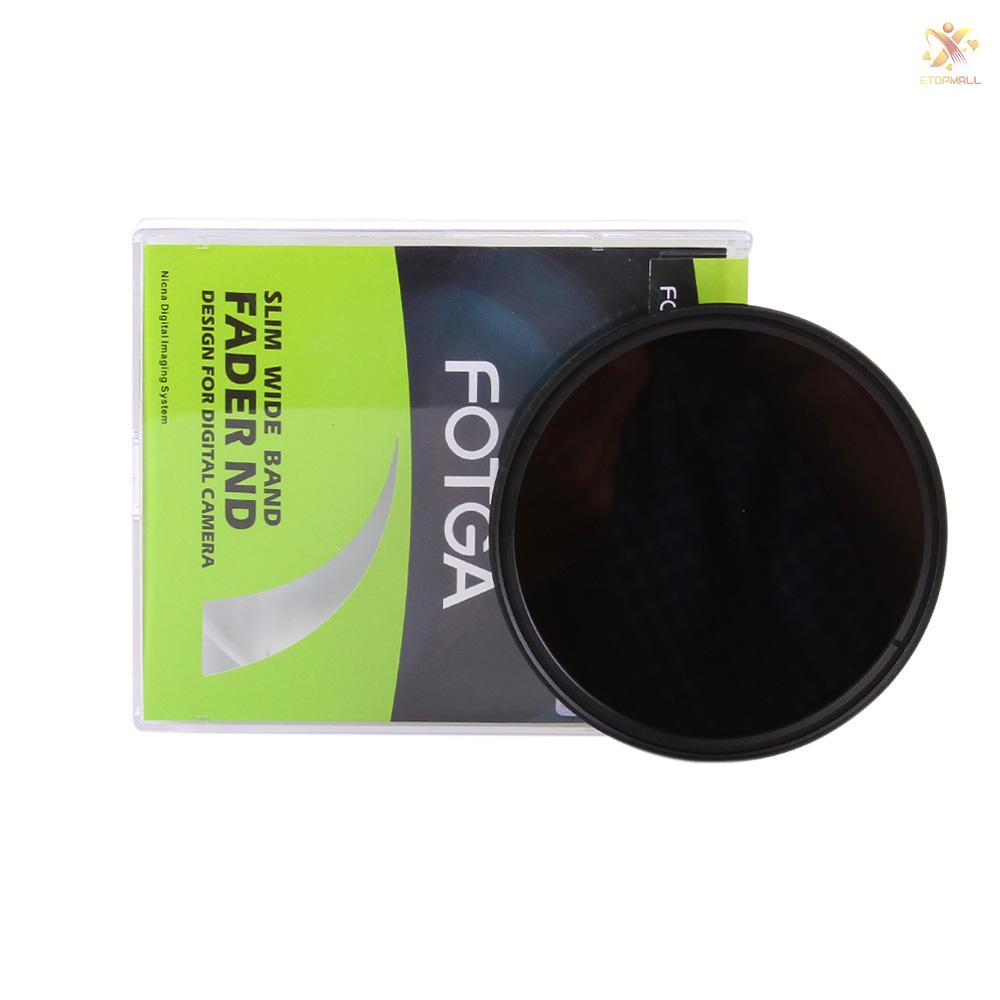 ET Fotga 46mm Slim Fader Variable ND Filter Adjustable Neutral Density ND2 to ND400