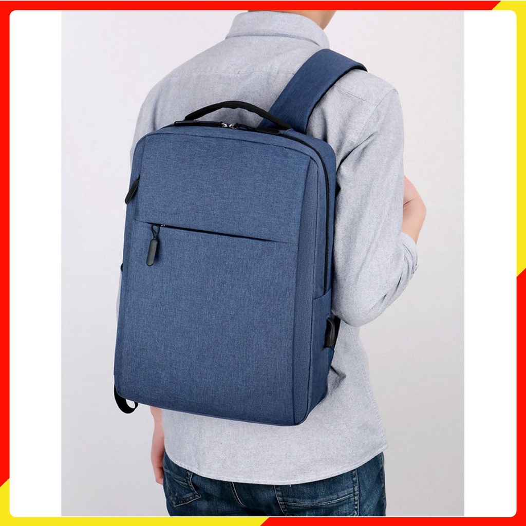 Balo laptop đi làm cho nam nữ, có sẵn jack kết nối sặc dự phòng.